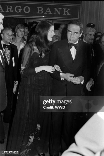 Sherry Lansing and Daniel Melnick attend the premiere of "The Sunshine Boys" in Los Angeles, California, on December 19, 1975.