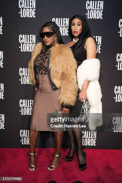 Tabytha Gonzalez and Simone Carter attend the 23rd annual Callen-Lorde Community Health Awards at Pier Sixty at Chelsea Piers on November 02, 2023 in...