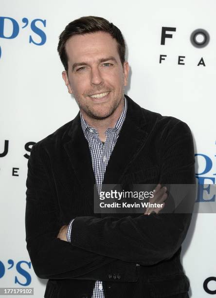 Actor Ed Helms arrives at the premiere of Focus Features' "The World's End" at ArcLight Cinemas Cinerama Dome on August 21, 2013 in Hollywood,...