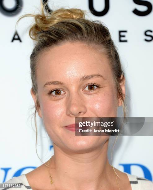 Actress Brie Larson arrives at the premiere of Focus Features' "The World's End" at ArcLight Cinemas Cinerama Dome on August 21, 2013 in Hollywood,...