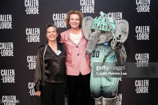 Karen Sauvigné and Sue Wicks attend the 23rd annual Callen-Lorde Community Health Awards at Pier Sixty at Chelsea Piers on November 02, 2023 in New...