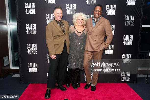 Guest, Amber Martin, and Andy Phillips attend the 23rd annual Callen-Lorde Community Health Awards at Pier Sixty at Chelsea Piers on November 02,...