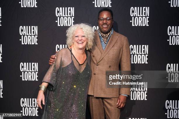 Amber Martin and Andy Phillips attend the 23rd annual Callen-Lorde Community Health Awards at Pier Sixty at Chelsea Piers on November 02, 2023 in New...