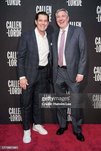 Billy Bean and David Sandman attend the 23rd annual Callen-Lorde Community Health Awards at Pier Sixty at Chelsea Piers on November 02, 2023 in New...
