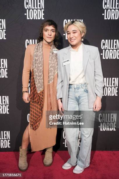 Zoe Touloupis and Valentina Espinosa attend the 23rd annual Callen-Lorde Community Health Awards at Pier Sixty at Chelsea Piers on November 02, 2023...