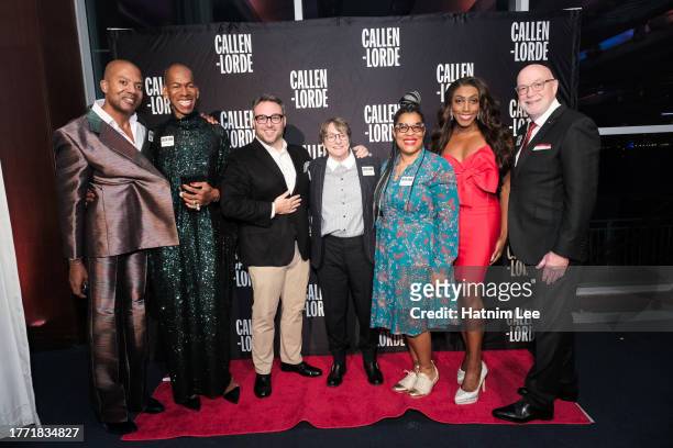 Carl Gaines, Blane Charles, Matthew Cohen, Vickie A. Tillman, Lanita A. Ward-Jones, Giselle Byrd, and Patrick McGovern attend the 23rd annual...