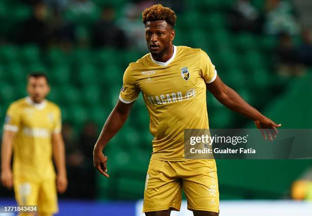 Ze Luis of SC Farense during the Allianz Cup match between Sporting CP and SC Farense at Estadio Jose Alvalade on November 2, 2023 in Lisbon,...