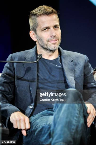 Director Zack Snyder attends the "Man of Steel" press conference at the Grand Hyatt on August 22, 2013 in Tokyo, Japan.