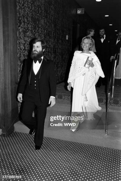 John David Montgomery and his mother, Dinah Shore, attend an event, presented by American Friends of the Hebrew University, in Los Angeles,...