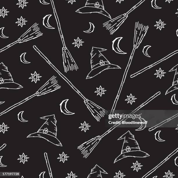 Whitch Pattern 498 Witch Hat Pattern Stock Photos, High-Res Pictures, and Images ...