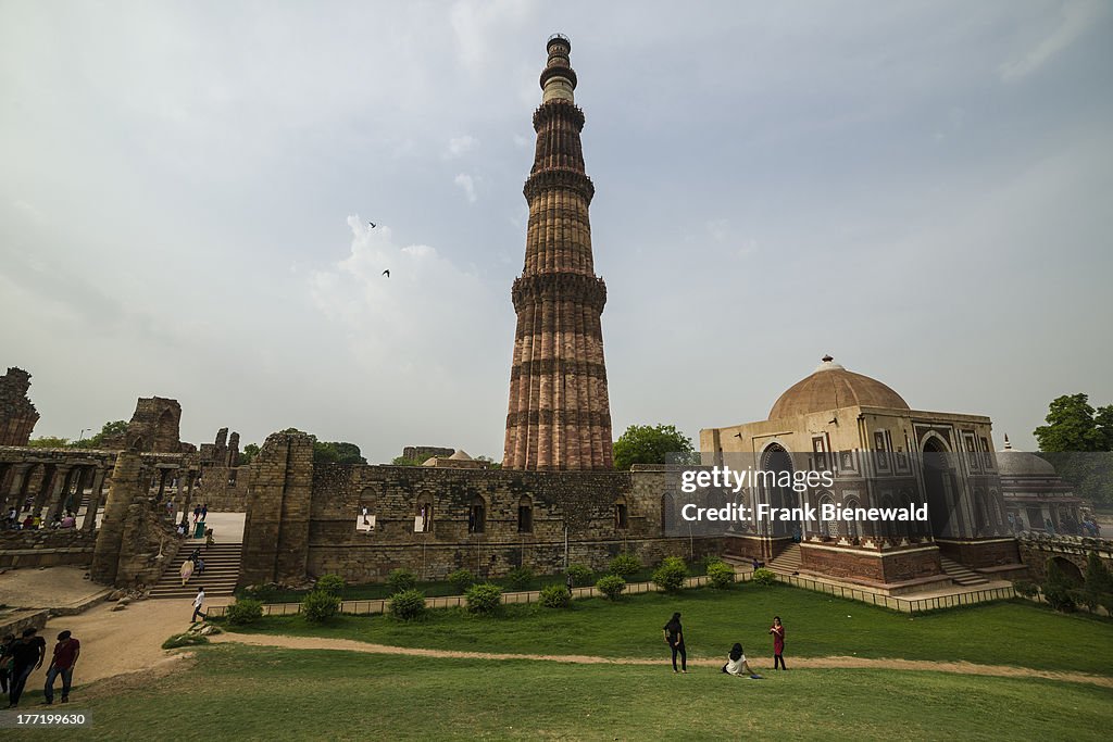 The Qutub Minar, also known as Qutb Minar and Qutab Minar,...