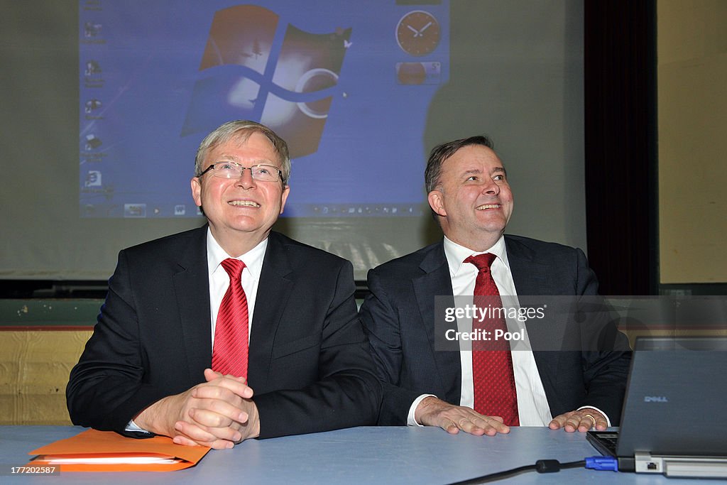Kevin Rudd 965 Prime Minister Kevin Rudd and Deputy Prime Minister Anthony Albanese ...