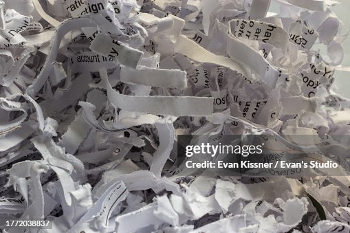 Shreded Background Note Shredding Paper Background High-Res Stock Photo - Getty Images