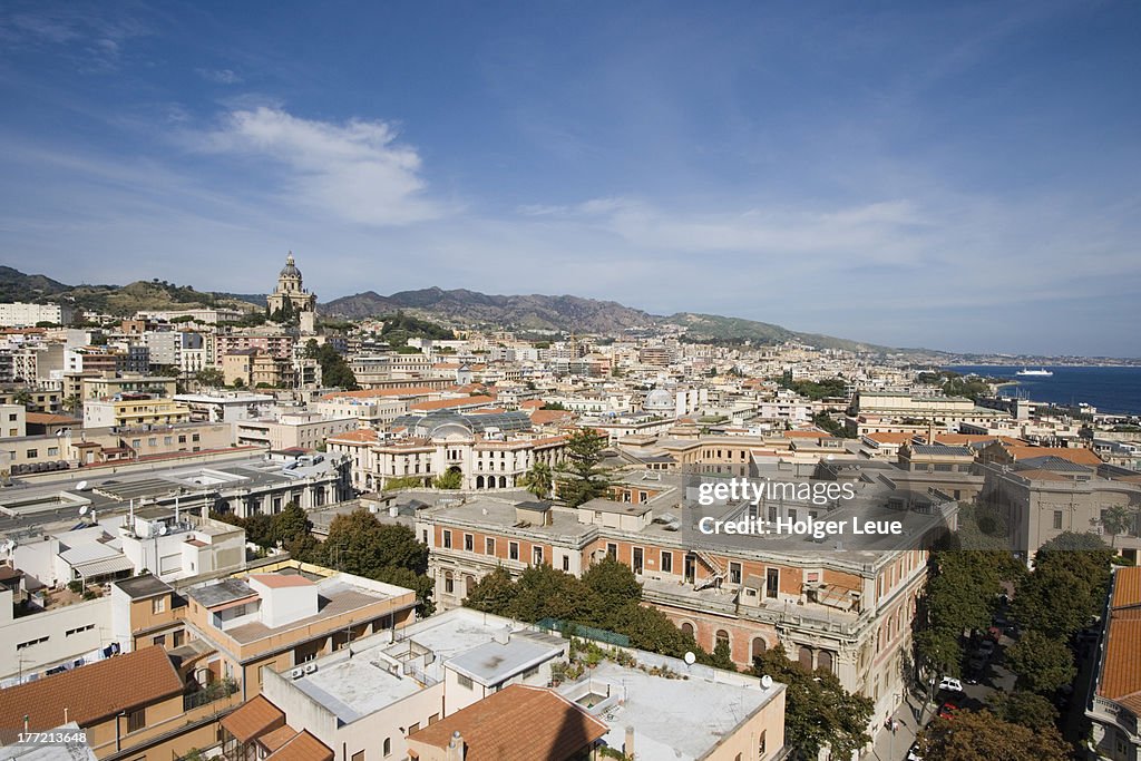 City view from Duomo clock tower