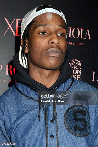 Rocky attends the ASAP Rocky Party at the VIP Room on August 21, 2013 in Saint Tropez, France.