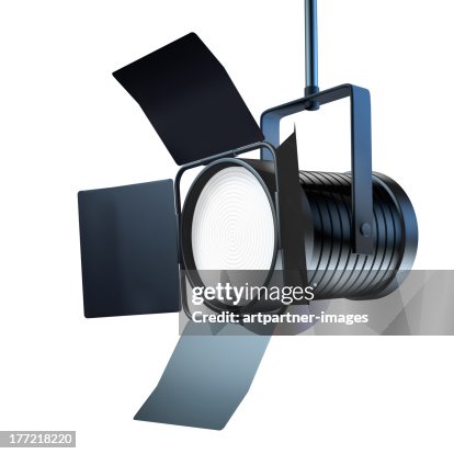 Spot or spotlight on white background Spot or spotlight on white background