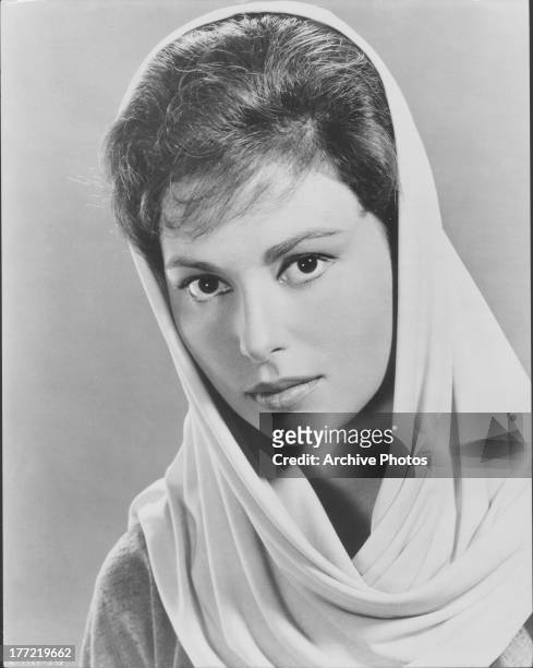 Promotional Shot of actress Haya Harareet, as she appears in the movie 'Ben Hur', 1959.
