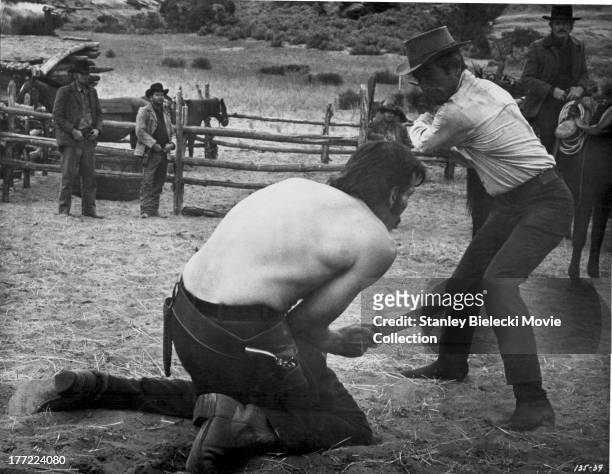 Scene from the movie 'Butch Cassidy and the Sundance Kid', 1969.