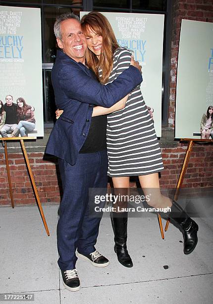 Josh Pais and Lynn Shelton attend the "Touchy Feely" screening at the Wythe Hotel on August 22, 2013 in the Brooklyn borough of New York City.