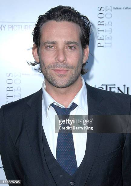 Actor James Callis attends the premiere of 'Austenland' on August 8, 2013 at ArcLight Hollywood in Hollywood, California.