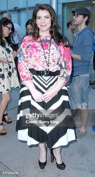 Author Stephenie Meyer attends the premiere of 'Austenland' on August 8, 2013 at ArcLight Hollywood in Hollywood, California.