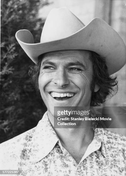Publicity headshot of actor Rip Torn, as he appears in the movie 'Payday', 1973.