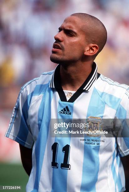 World Cup, Argentina v Holland, Juan Veron.