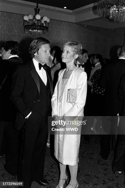 Michael Ovitz and Judy Ovitz attend a party at the Beverly Hilton Hotel in Beverly Hills, California, on August 12, 1981.