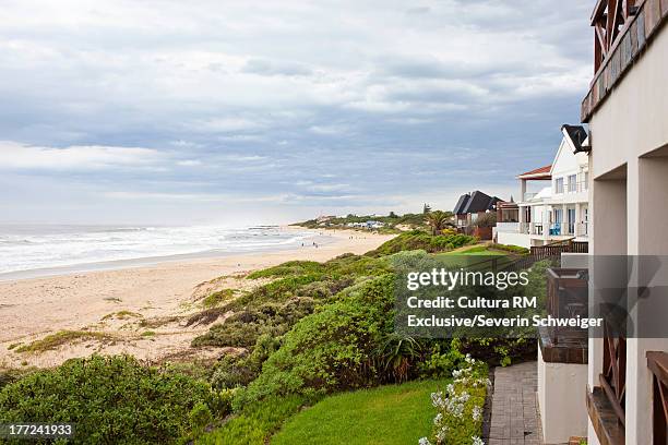 jeffrey's bay, eastern cape, south africa - beach house balcony stock pictures, royalty-free photos & images