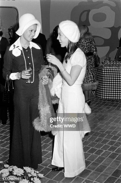 Lanetta Frederics and actress Marcy Lafferty attend Sonia Rykiel's first fashion show in Los Angeles benefitting the Reiss-Davis Child Study Center.