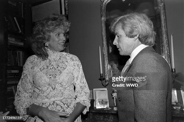 Alexandra Schlesinger and Stephen Edward Smith attend an event, comprising a reception at the residence of Stephen Edward Smith and Jean Kennedy...