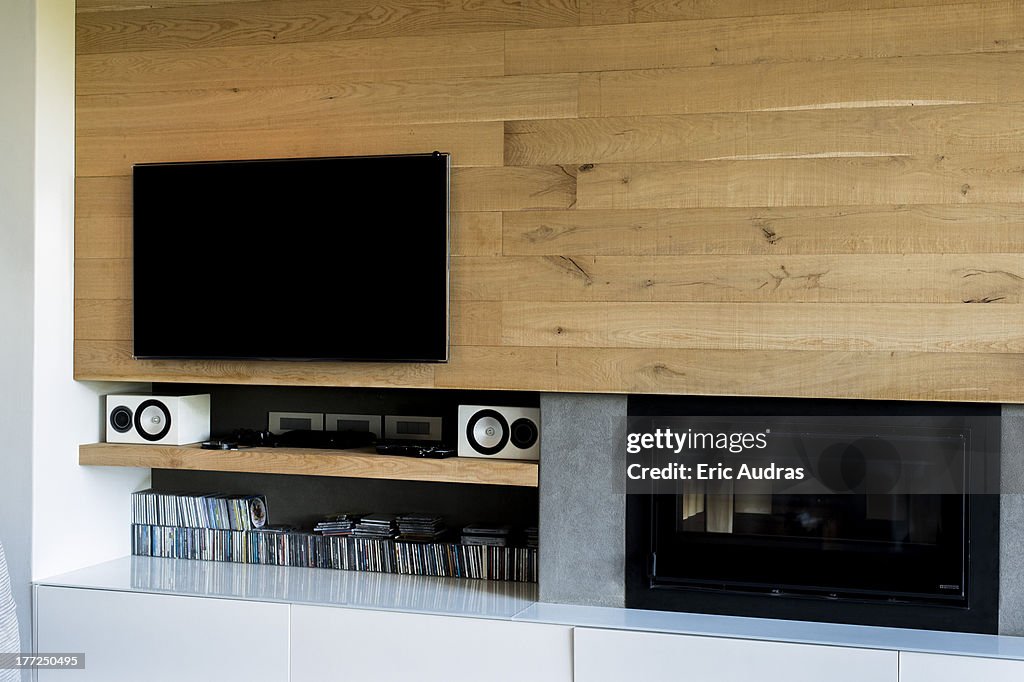 Television in a living room