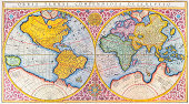 16th century mercator world map
