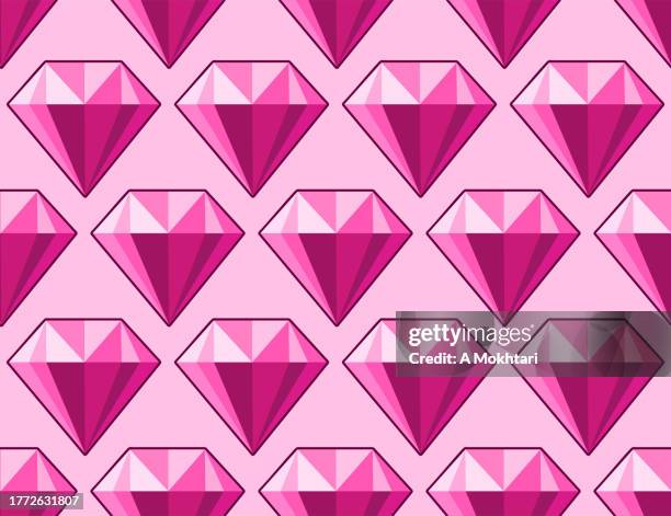 diamond repeating texture. - diamonds texture stock illustrations