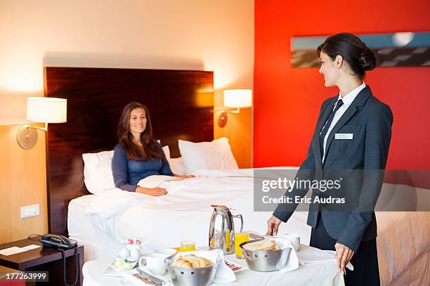693 Hotel Room Service Breakfast Stock Photos, High-Res Pictures, and ...