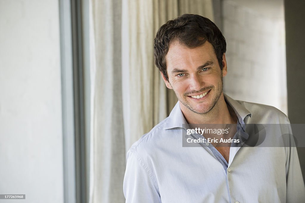 Portrait of a man smiling