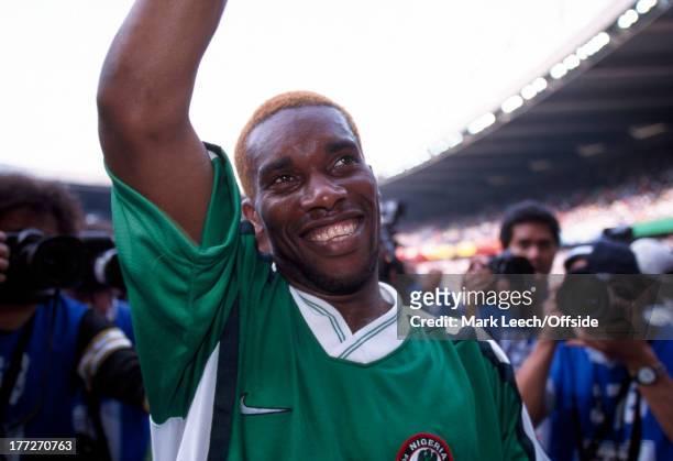 Football World Cup 1998, Nigeria v Bulgaria, Jay Jay Okocha.