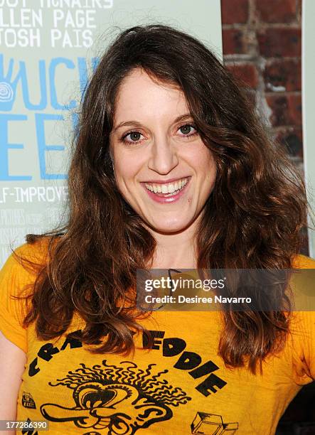 Producer Alicia Van Couvering attends the "Touchy Feely" screening at the Wythe Hotel on August 22, 2013 in the Brooklyn borough of New York City.