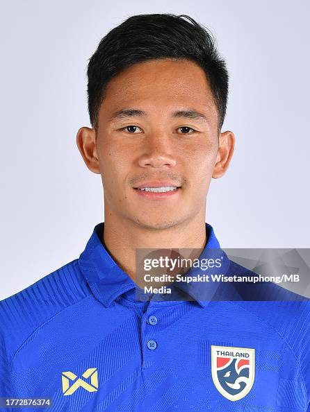 Supachok Sarachat of the Thailand National Football team taken during