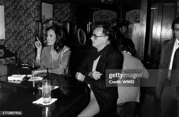 Cherie Latimer and Freddie Fields attend a party at Orsini's in Los Angeles, California, on January 30, 1979.