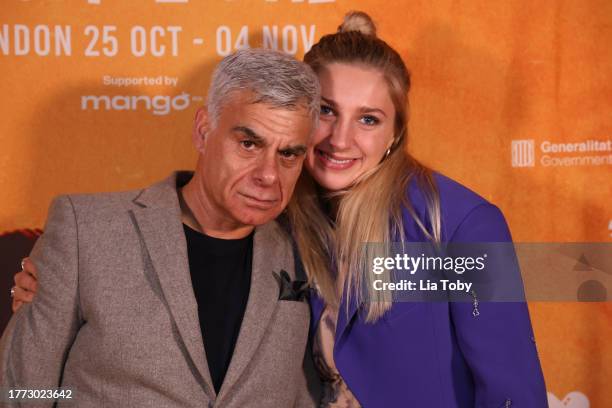 Mark Lockyer and Ella Lily Hyland at the London Premiere of Silent Roar, held as part of The 31st Raindance Film Festival at The Curzon Soho on...