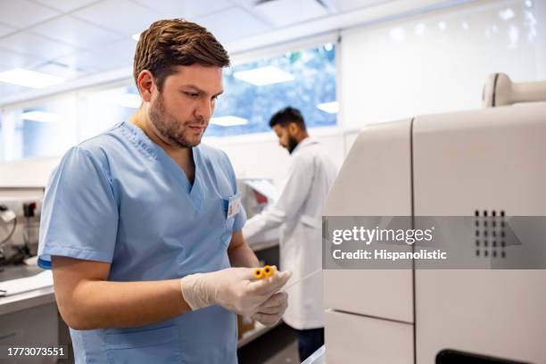 Blood Processing Lab 2,044 Blood Processing Stock Photos, High-Res Pictures, and Images ...