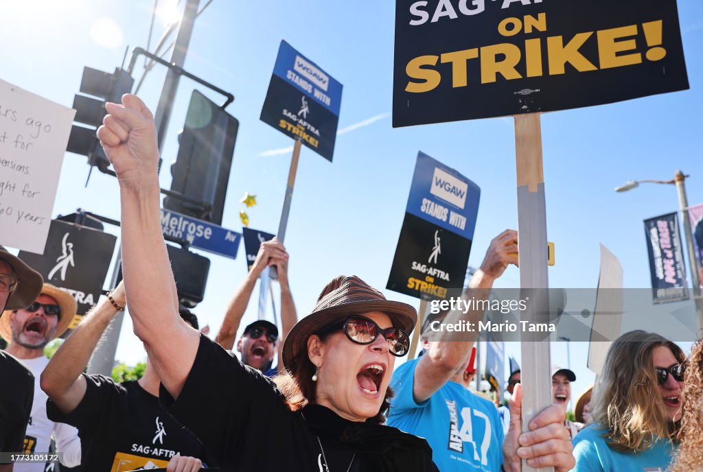 SAG-AFTRA Members Continue Strike As They Wait On Studio Responses To Latest Negations
