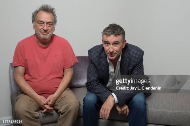 Director Stephen Frears and actor Steve Coogan are photographed for Los Angeles on September 9, 2013 inside Soho House in Toronto, Canada. PUBLISHED...