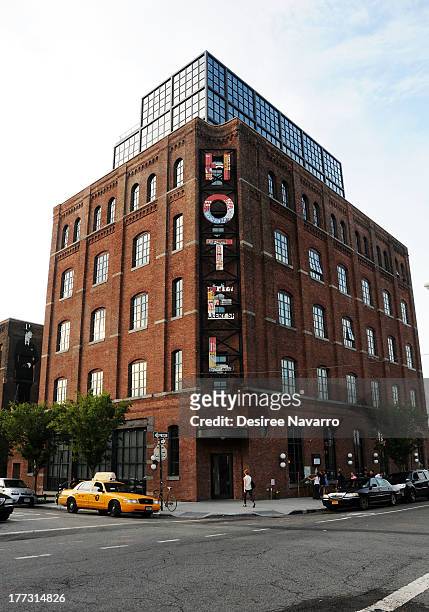 Exterior view of the Wythe Hotel at the "Touchy Feely" screening at the Wythe Hotel on August 22, 2013 in the Brooklyn borough of New York City.