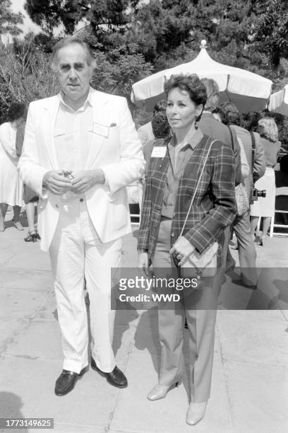 Guests attend an event, benefitting the Santa Monica Hospital Rape Treatment Center, at the Beverly Hills, California, estate of Kenny and Marianne...