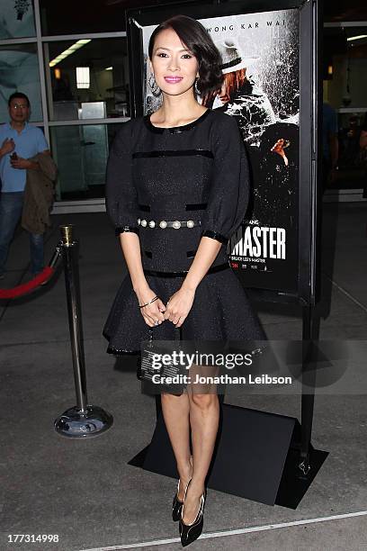 Ziyi Zhang arrives to the "The Grandmaster" - Los Angeles Premiere at ArcLight Cinemas on August 22, 2013 in Hollywood, California.