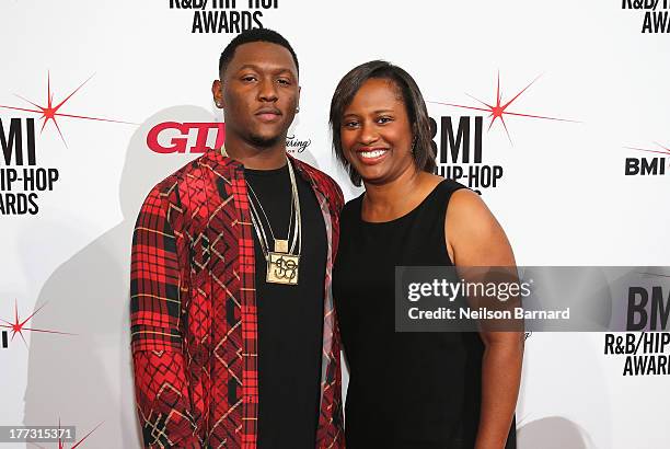 Hitboy and Susan Davenport Austin attend 2013 BMI R&B/Hip-Hop Awards at Hammerstein Ballroom on August 22, 2013 in New York City.