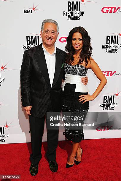 President and CEO, Del Bryant and Rocsi Diaz attend the 2013 BMI R&B/Hip-Hop Awards at Hammerstein Ballroom on August 22, 2013 in New York City.