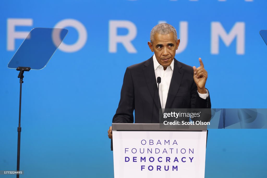 Obama Foundation's Democracy Forum Held In Chicago